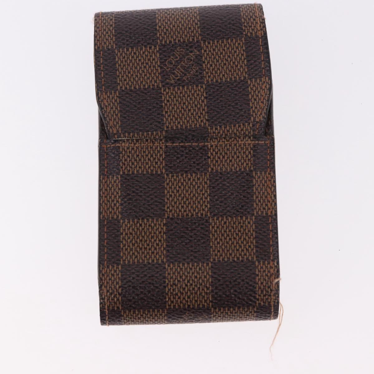LOUIS VUITTON Etui Cigarette Case Monogram Damier 4 Set LV Auth BA14070