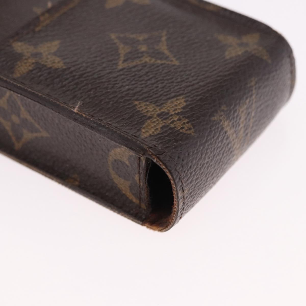LOUIS VUITTON Etui Cigarette Case Monogram Damier 4 Set LV Auth BA14070