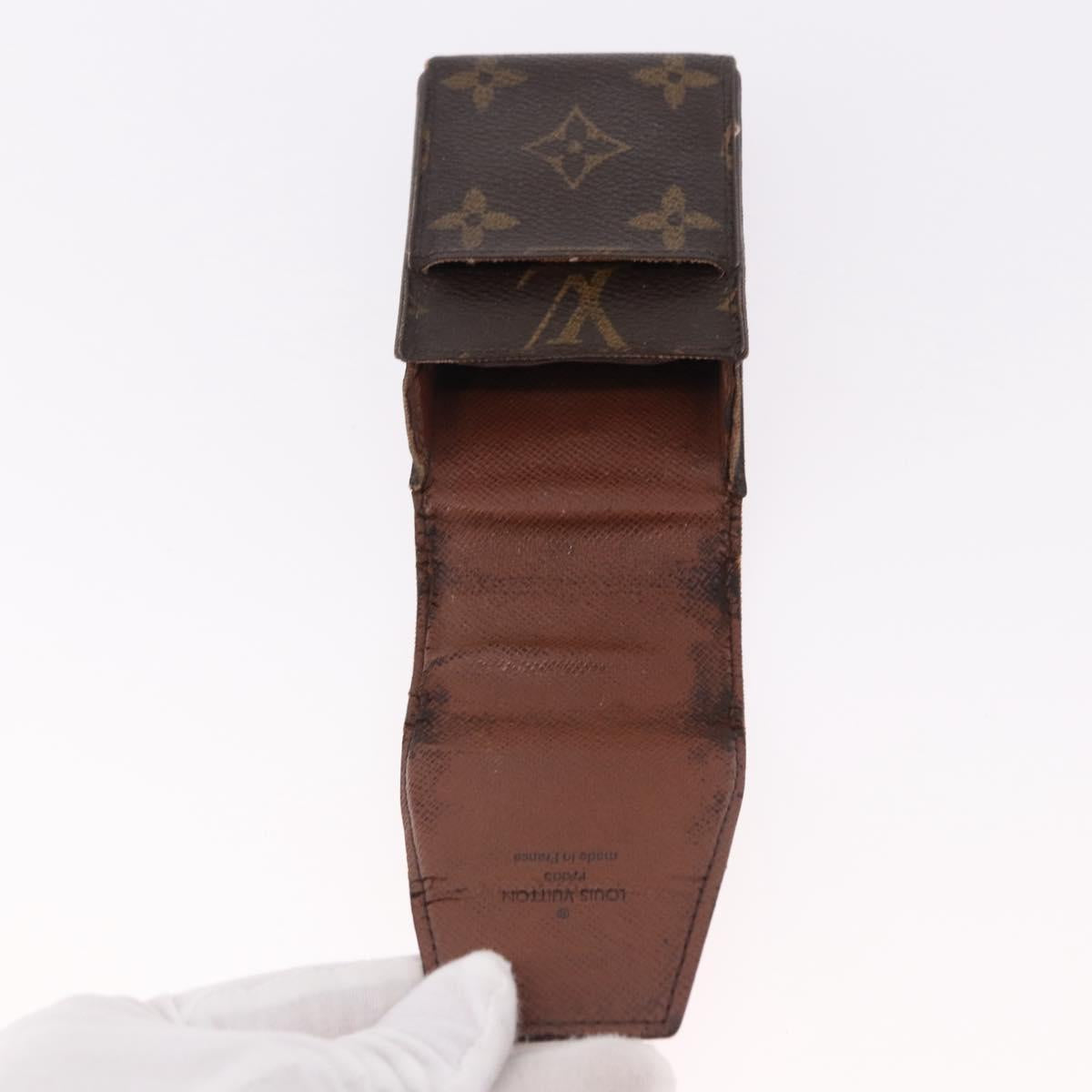 LOUIS VUITTON Etui Cigarette Case Monogram Damier 4 Set LV Auth BA14070