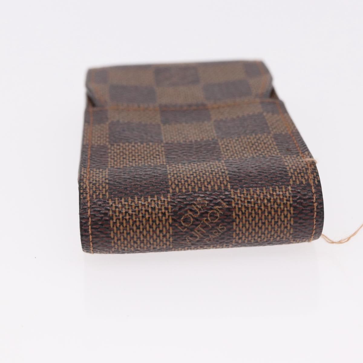 LOUIS VUITTON Etui Cigarette Case Monogram Damier 4 Set LV Auth BA14070