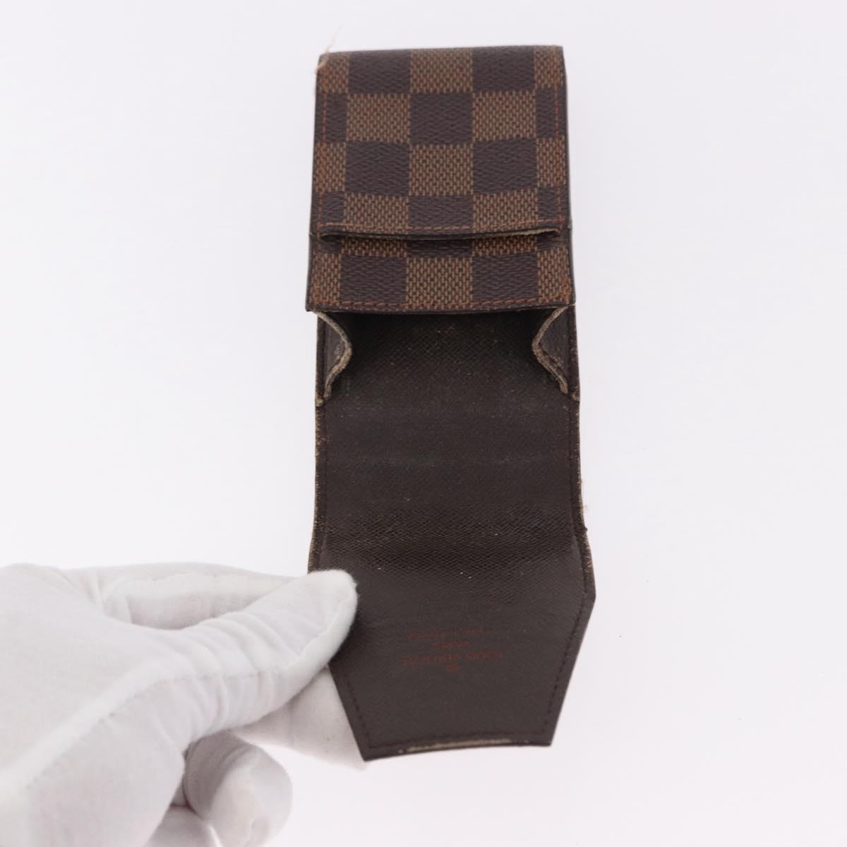 LOUIS VUITTON Etui Cigarette Case Monogram Damier 4 Set LV Auth BA14070