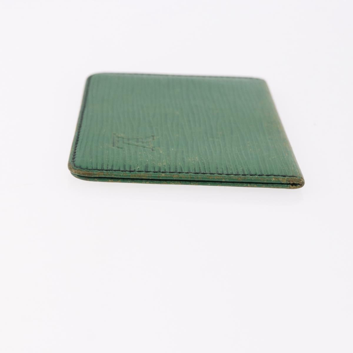 LOUIS VUITTON Epi Wallet 6 Set Black LV Auth BA14071