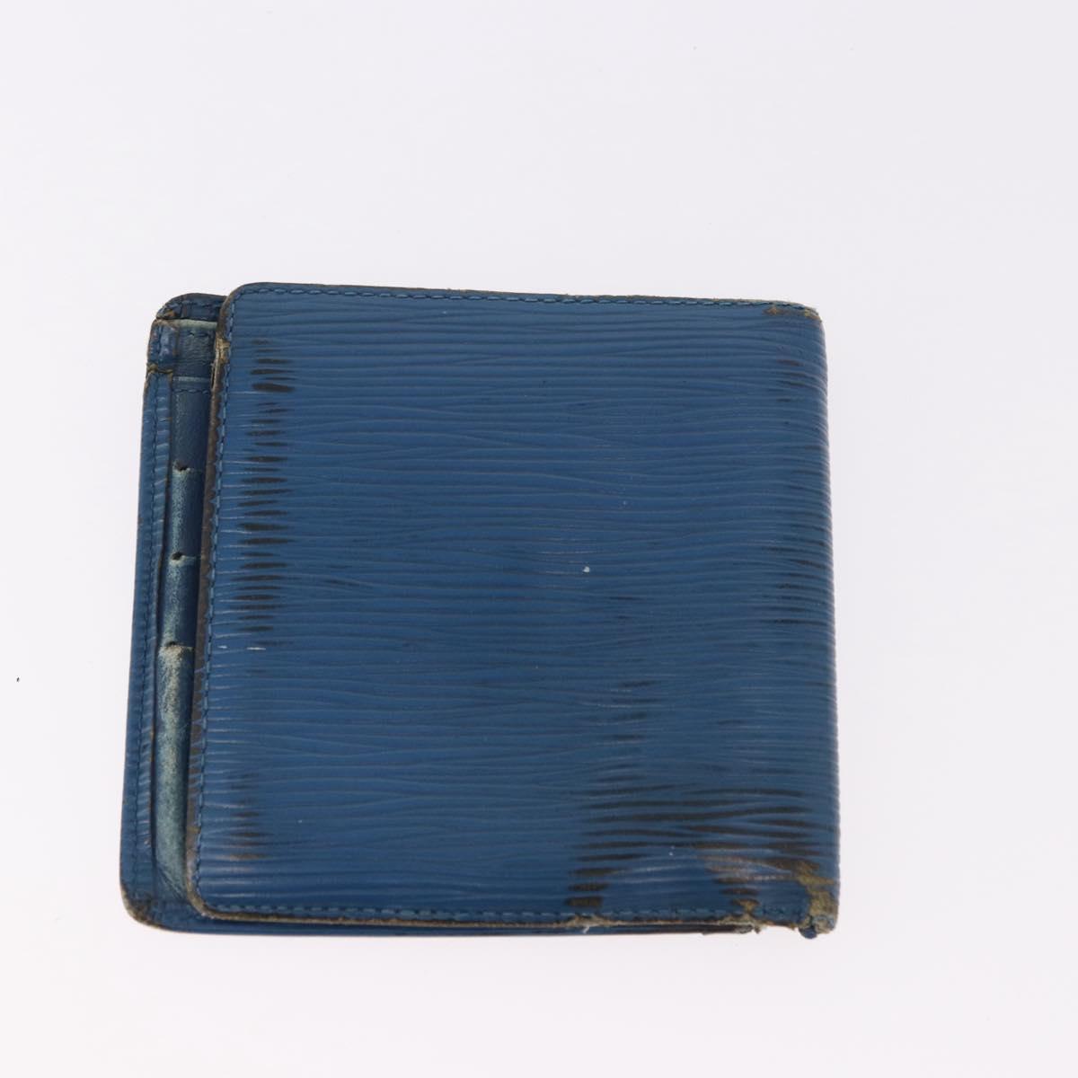 LOUIS VUITTON Epi Wallet 6 Set Black LV Auth BA14071