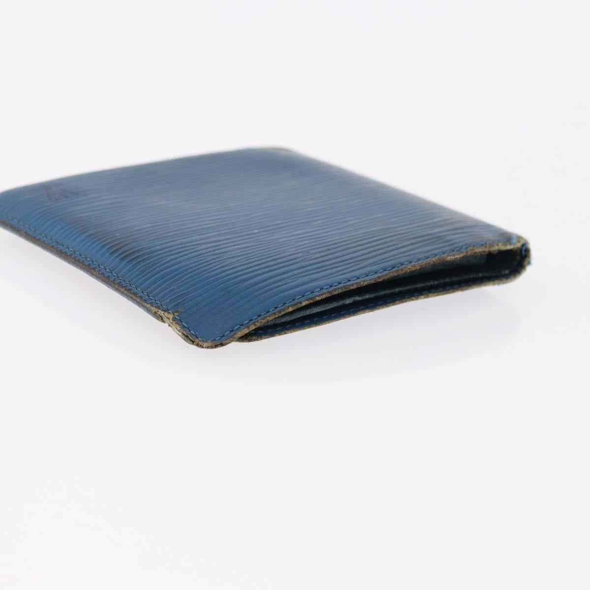 LOUIS VUITTON Epi Wallet 6 Set Black LV Auth BA14071