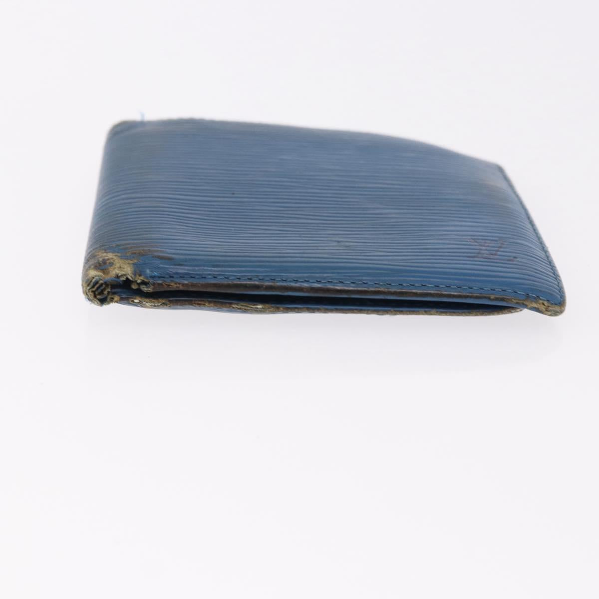 LOUIS VUITTON Epi Wallet 6 Set Black LV Auth BA14071