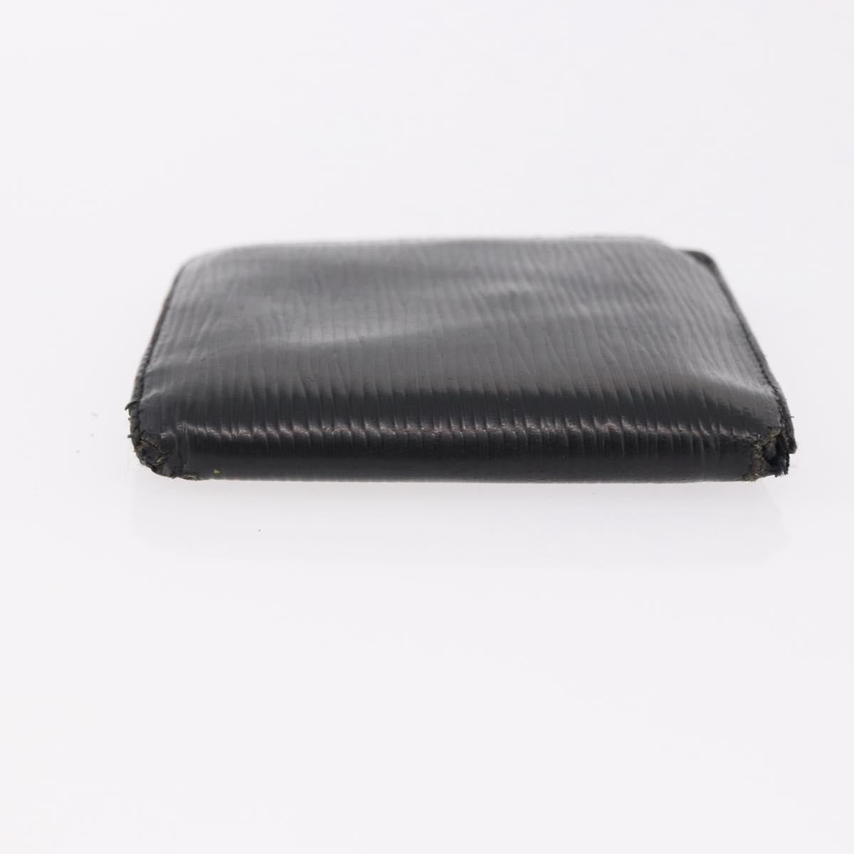 LOUIS VUITTON Epi Wallet 6 Set Black LV Auth BA14071