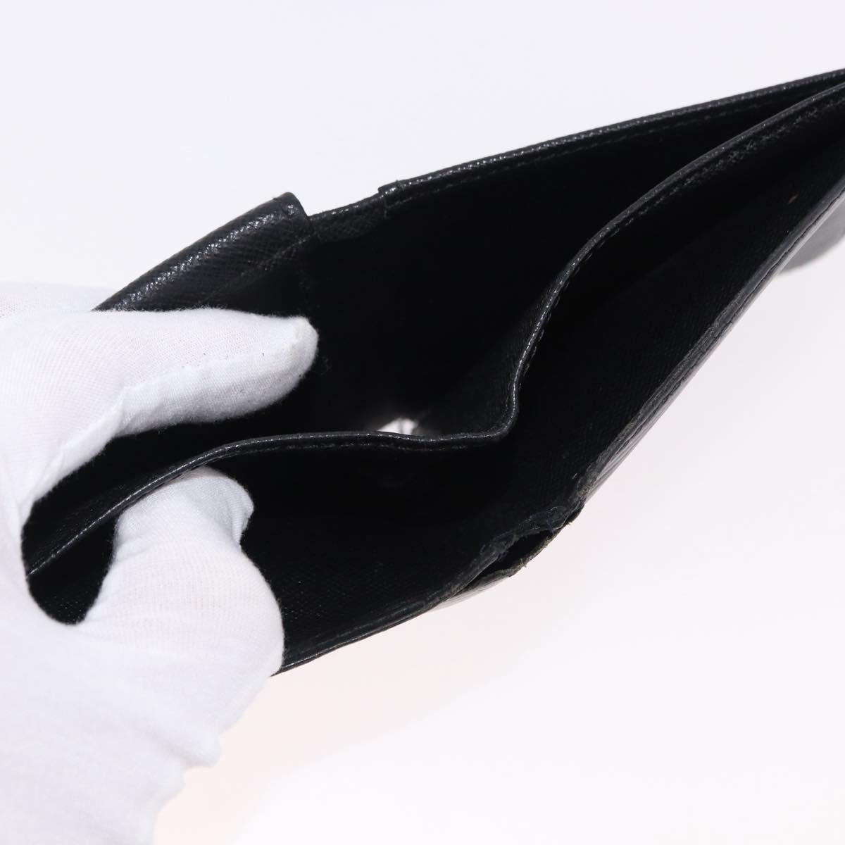 LOUIS VUITTON Epi Wallet 6 Set Black LV Auth BA14071
