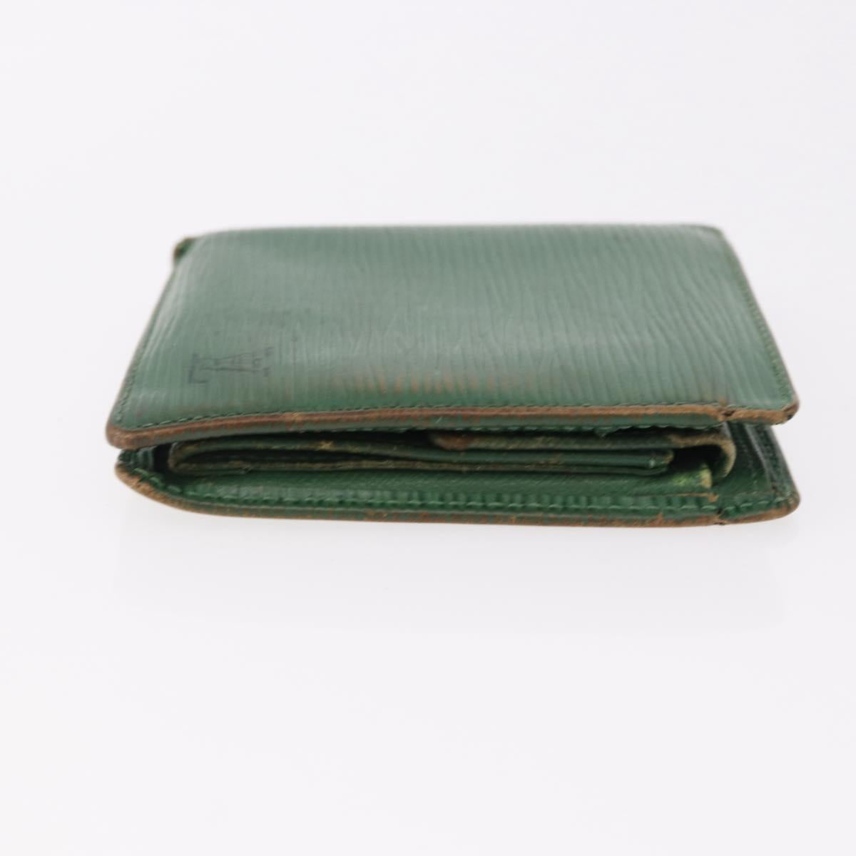 LOUIS VUITTON Epi Wallet 6 Set Black LV Auth BA14071