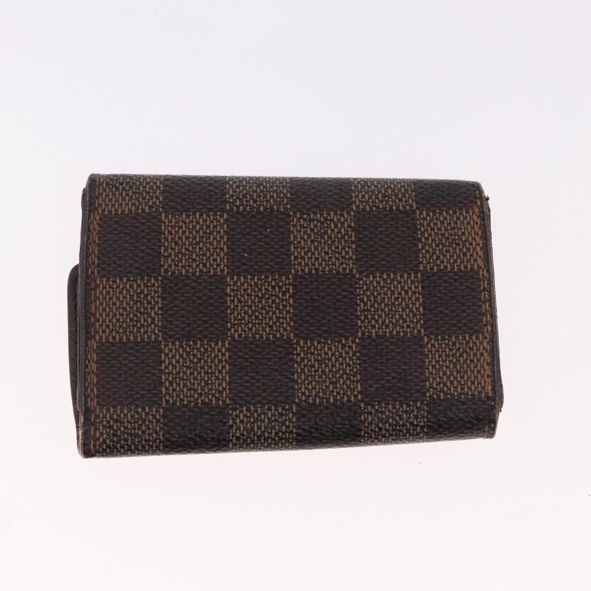LOUIS VUITTON Monogram Damier Wallet 6 Set LV Auth BA14073