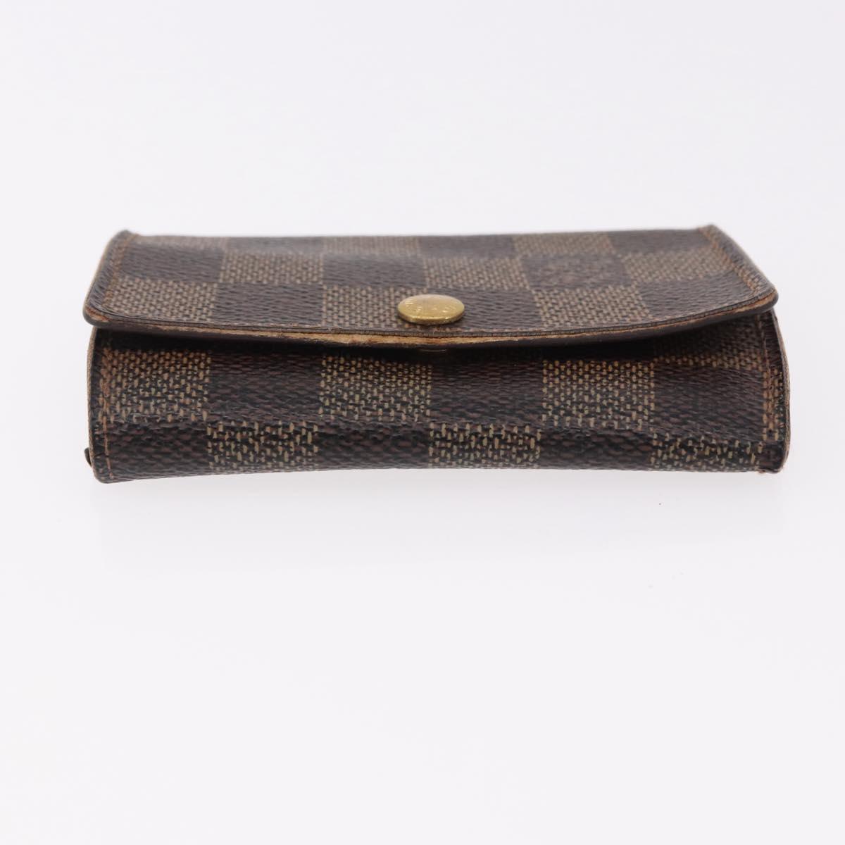LOUIS VUITTON Monogram Damier Wallet 6 Set LV Auth BA14073