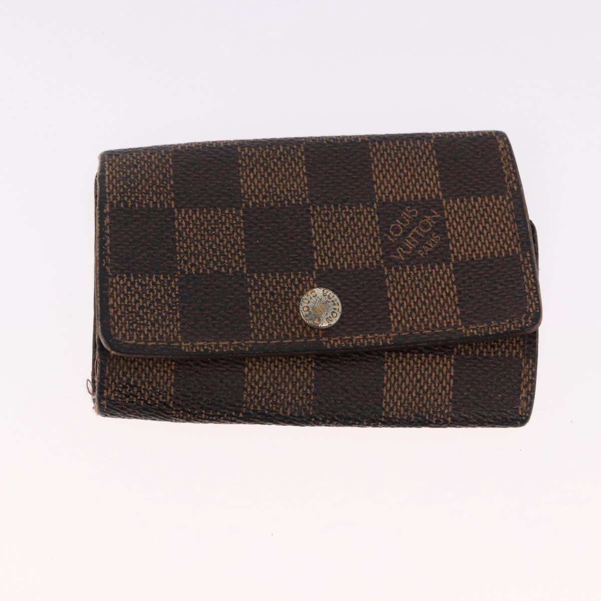 LOUIS VUITTON Monogram Damier Wallet 6 Set LV Auth BA14073