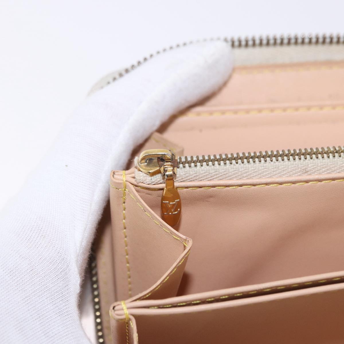 LOUIS VUITTON Monogram Multicolor Zippy Wallet White M60274 LV Auth BA14074