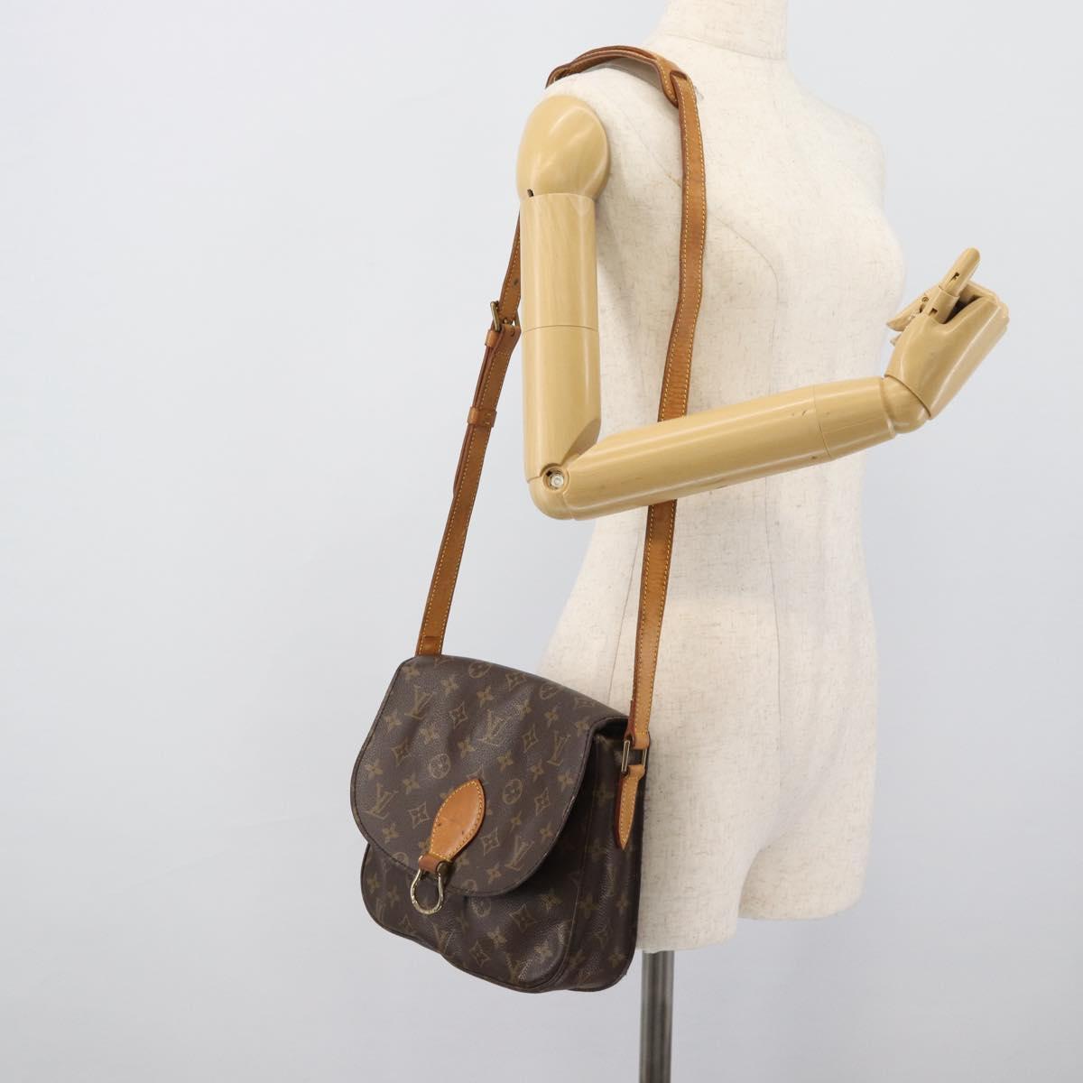 LOUIS VUITTON Monogram Saint Cloud GM Shoulder Bag M51242 LV Auth BA14076