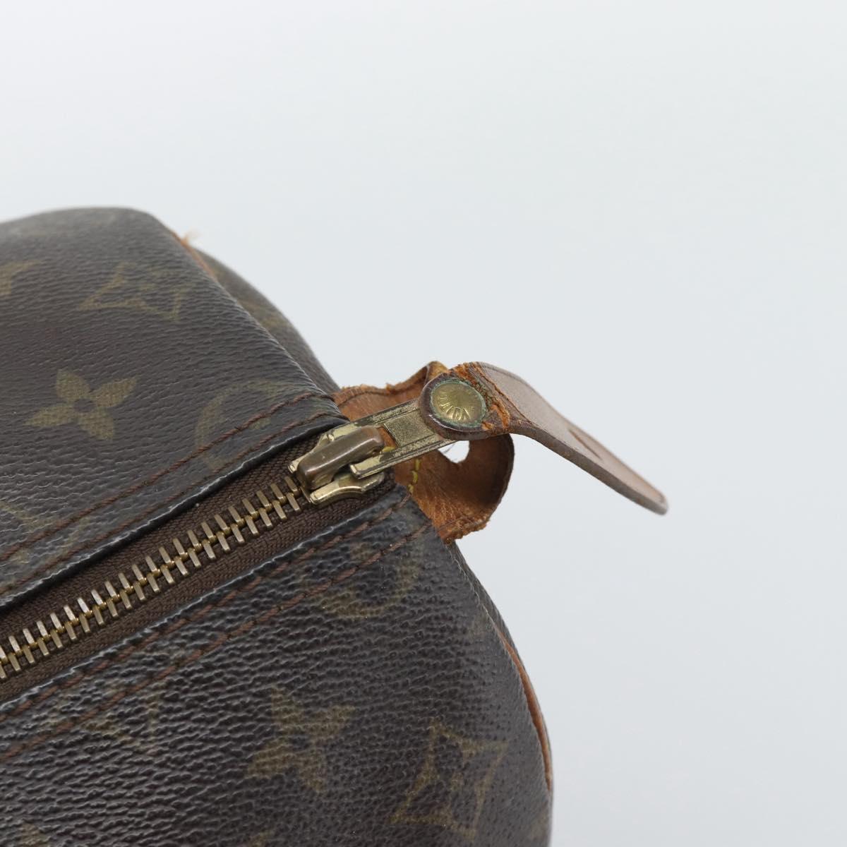 LOUIS VUITTON Monogram Speedy 35 Hand Bag M41524 LV Auth BA14078