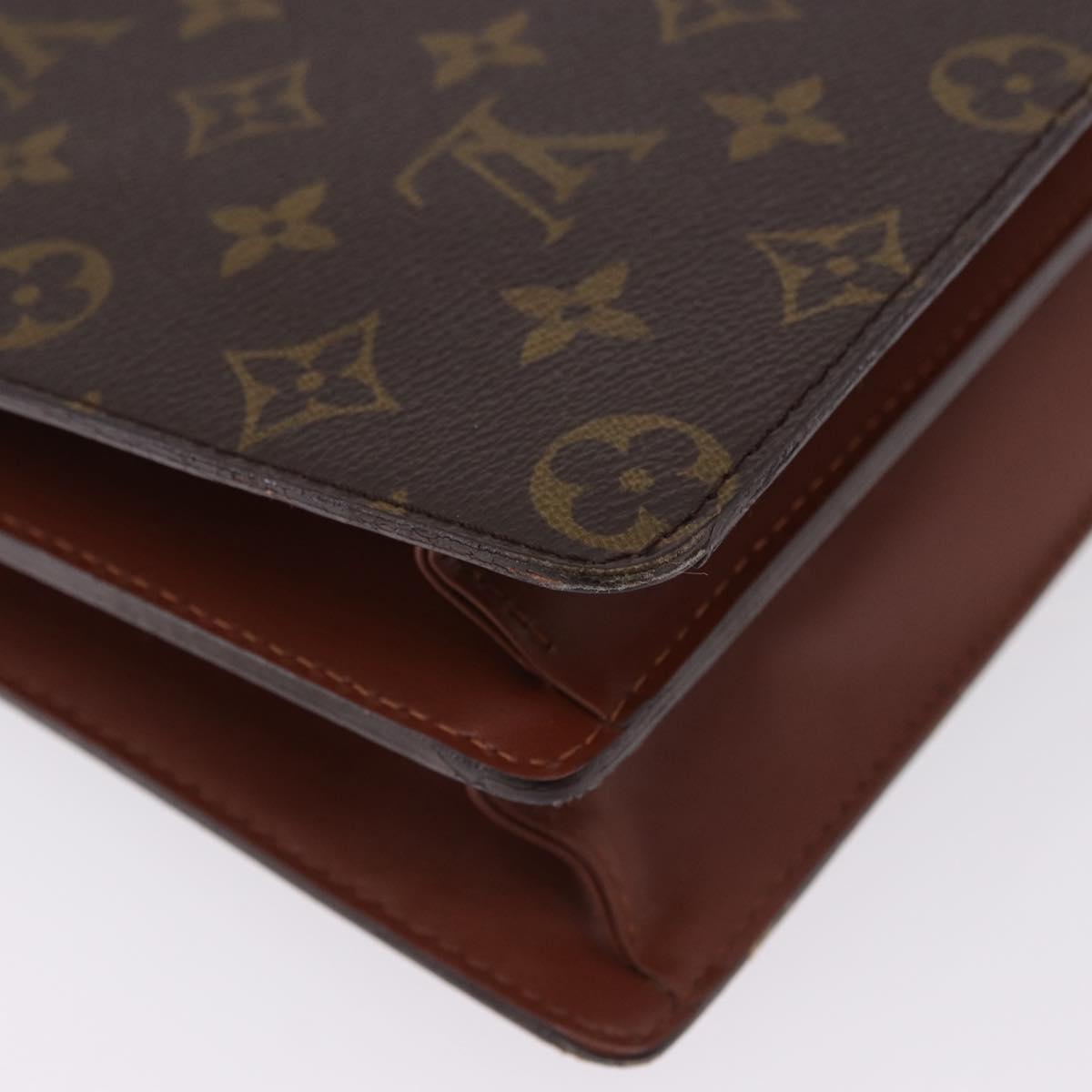 LOUIS VUITTON Monogram Concorde Hand Bag M51190 LV Auth BA14079