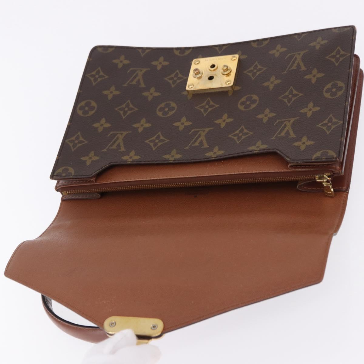 LOUIS VUITTON Monogram Concorde Hand Bag M51190 LV Auth BA14079