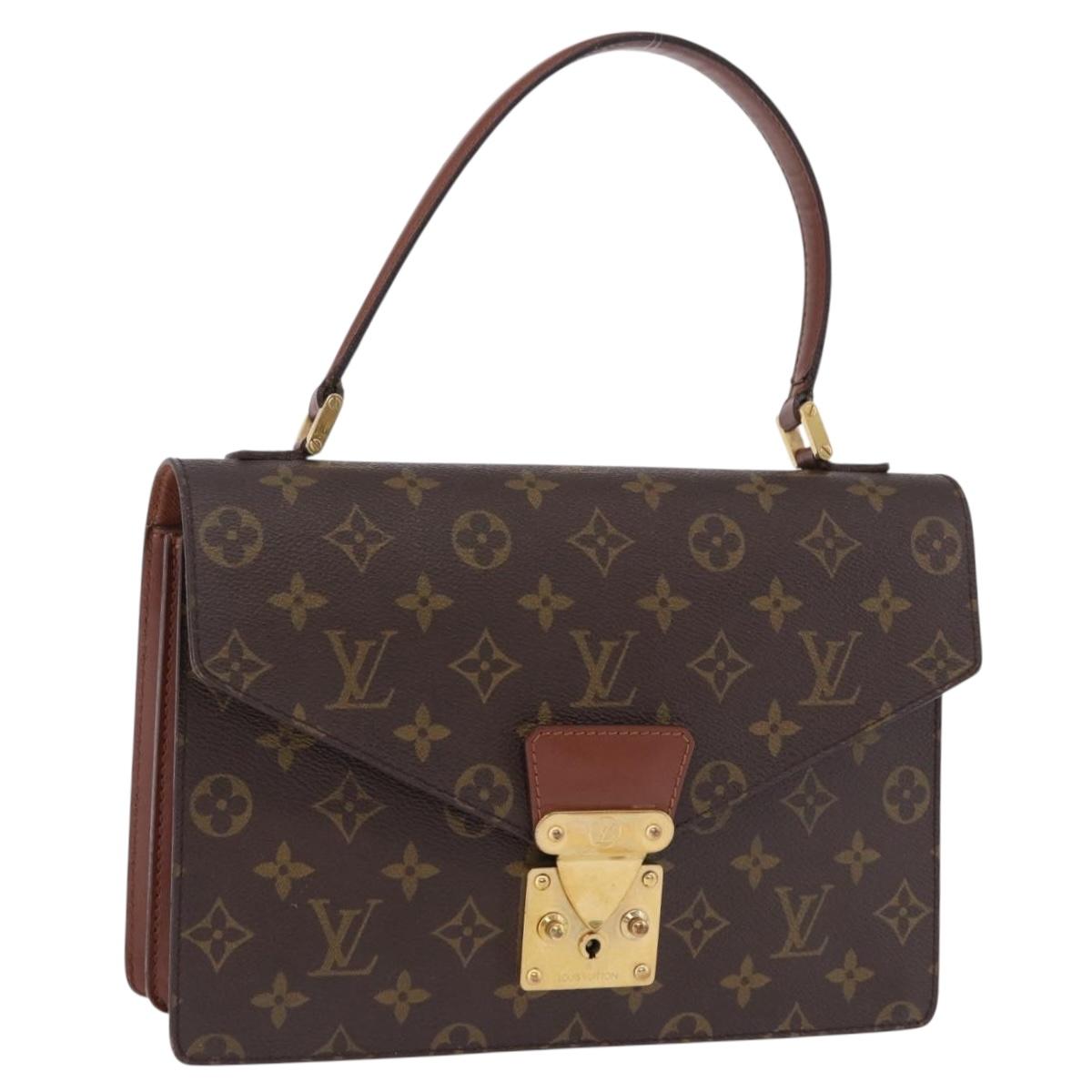 LOUIS VUITTON Monogram Concorde Hand Bag M51190 LV Auth BA14079