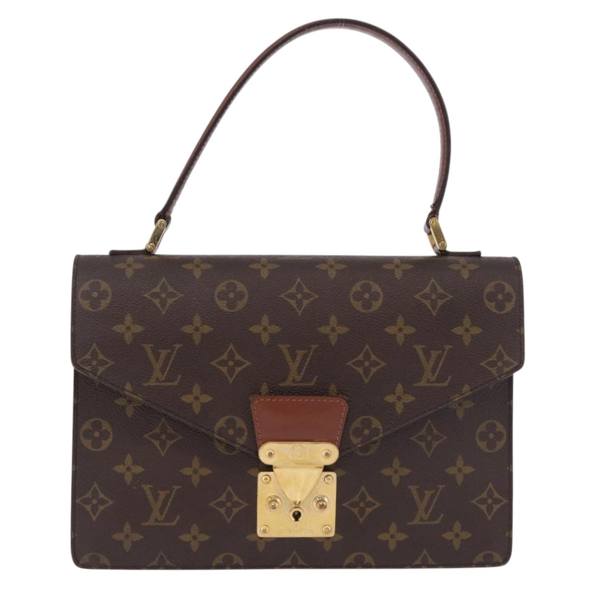 LOUIS VUITTON Monogram Concorde Hand Bag M51190 LV Auth BA14079