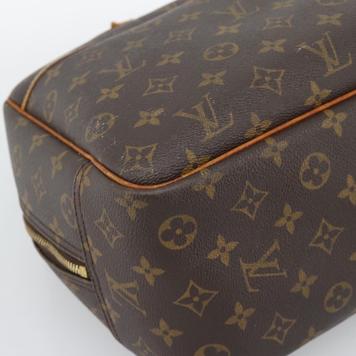 LOUIS VUITTON Monogram Deauville Hand Bag M47270 LV Auth BA14082