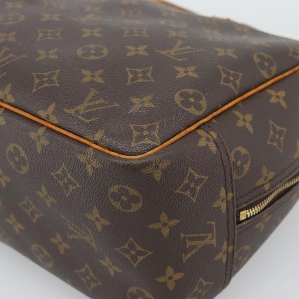 LOUIS VUITTON Monogram Deauville Hand Bag M47270 LV Auth BA14082