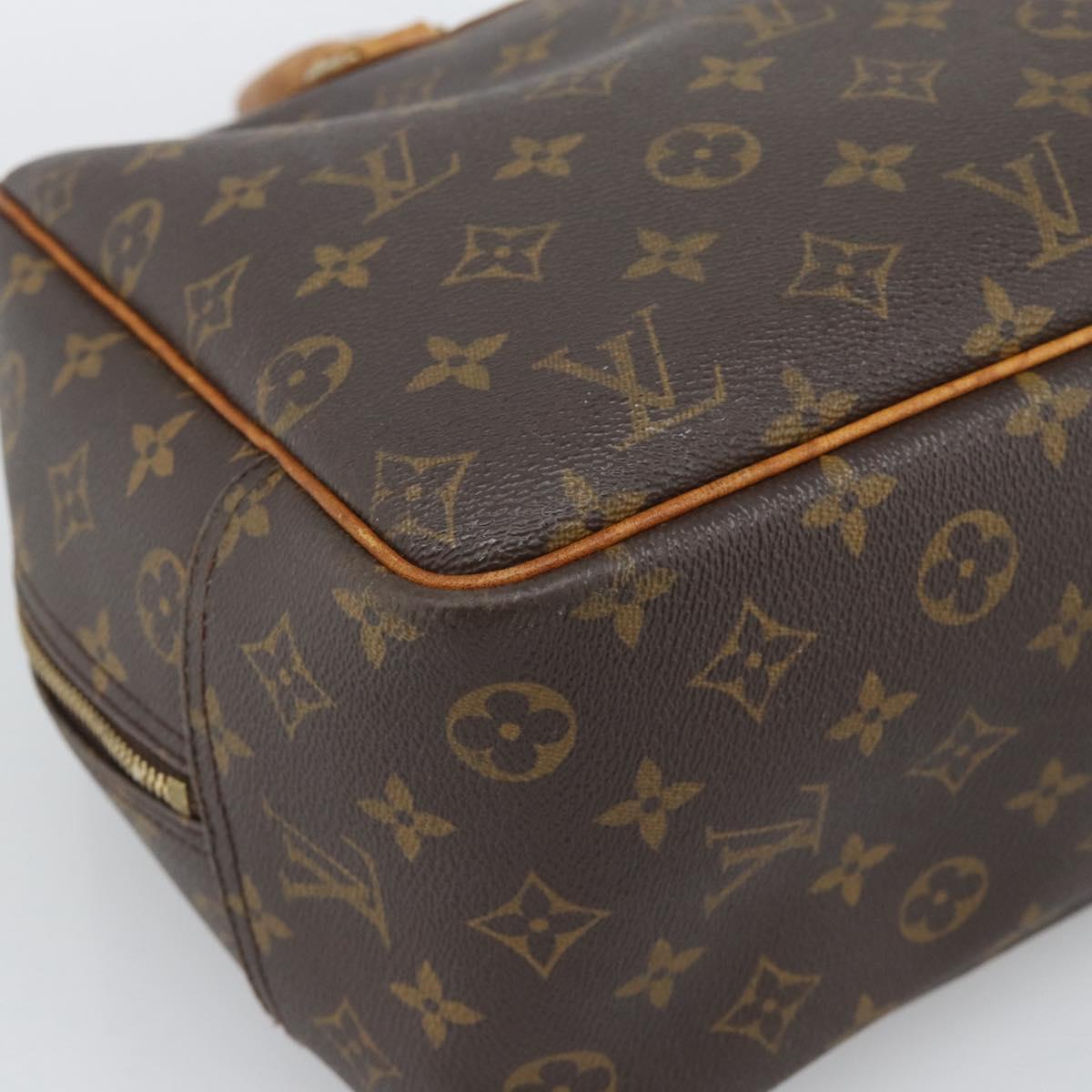 LOUIS VUITTON Monogram Deauville Hand Bag M47270 LV Auth BA14082