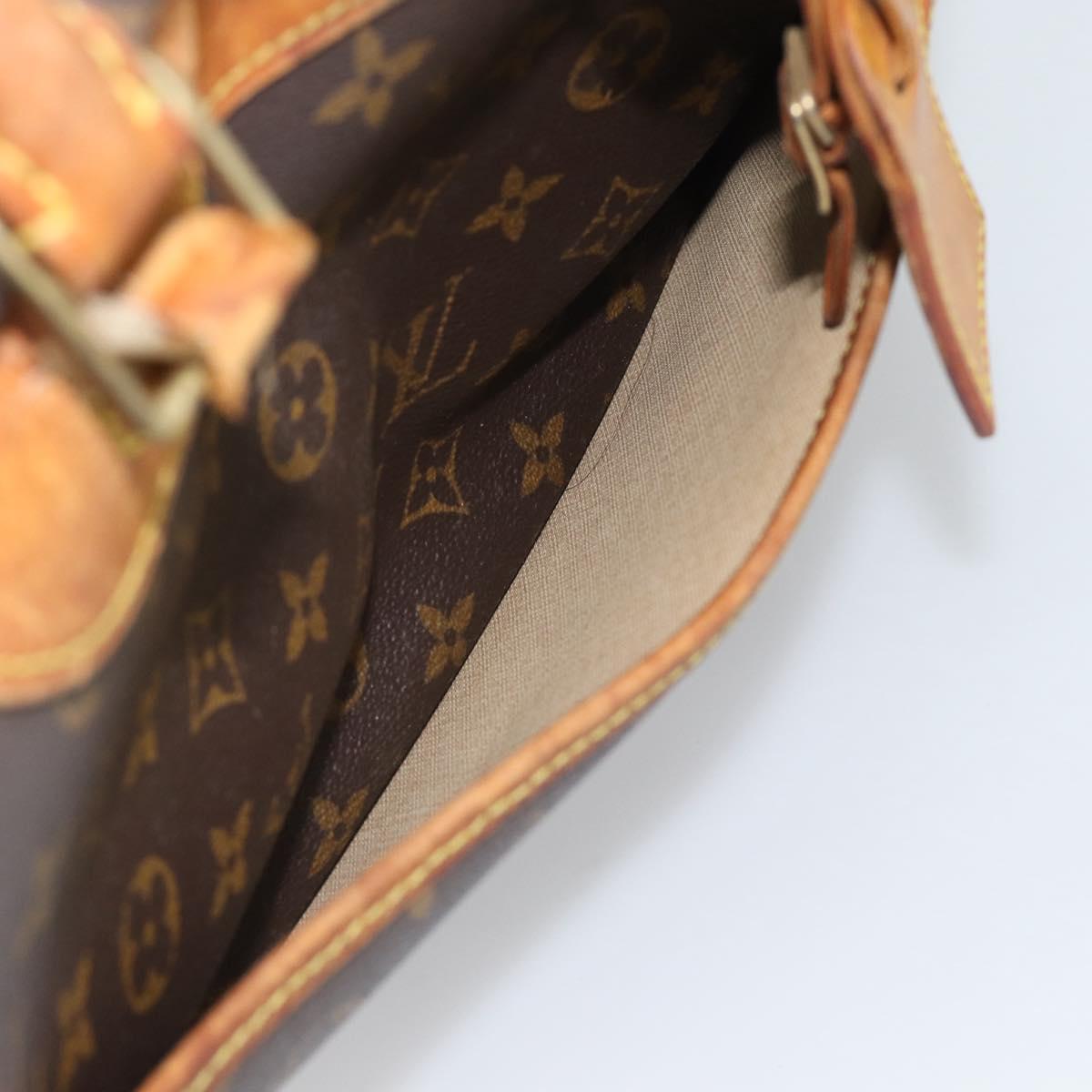 LOUIS VUITTON Monogram Deauville Hand Bag M47270 LV Auth BA14082