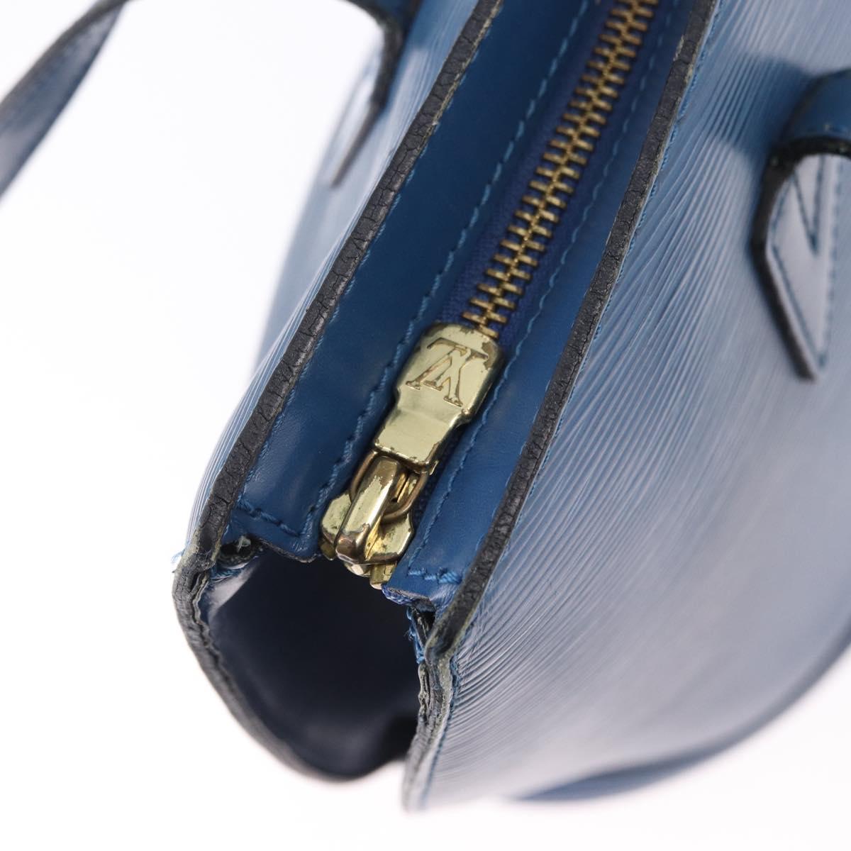 LOUIS VUITTON Epi Saint Jacques Shopping Shoulder Bag Blue M52275 Auth BA14083