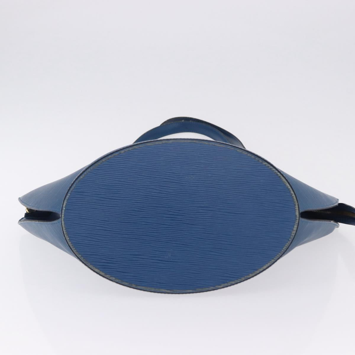 LOUIS VUITTON Epi Saint Jacques Shopping Shoulder Bag Blue M52275 Auth BA14083