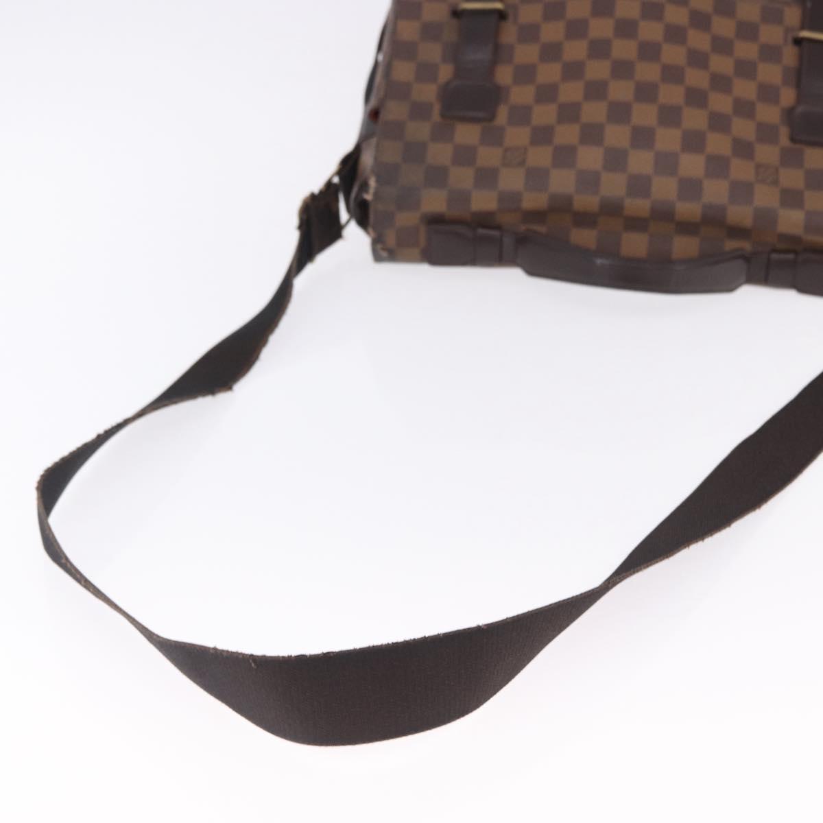LOUIS VUITTON Damier Ebene Broadway Shoulder Bag N42270 LV Auth BA14084