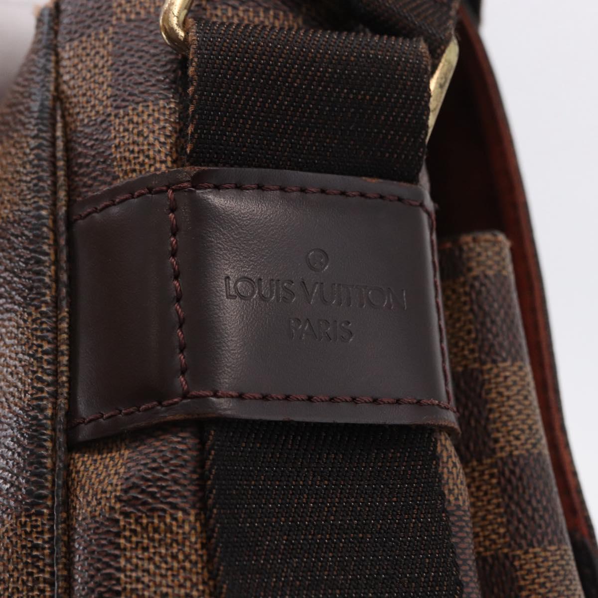 LOUIS VUITTON Damier Ebene Broadway Shoulder Bag N42270 LV Auth BA14084
