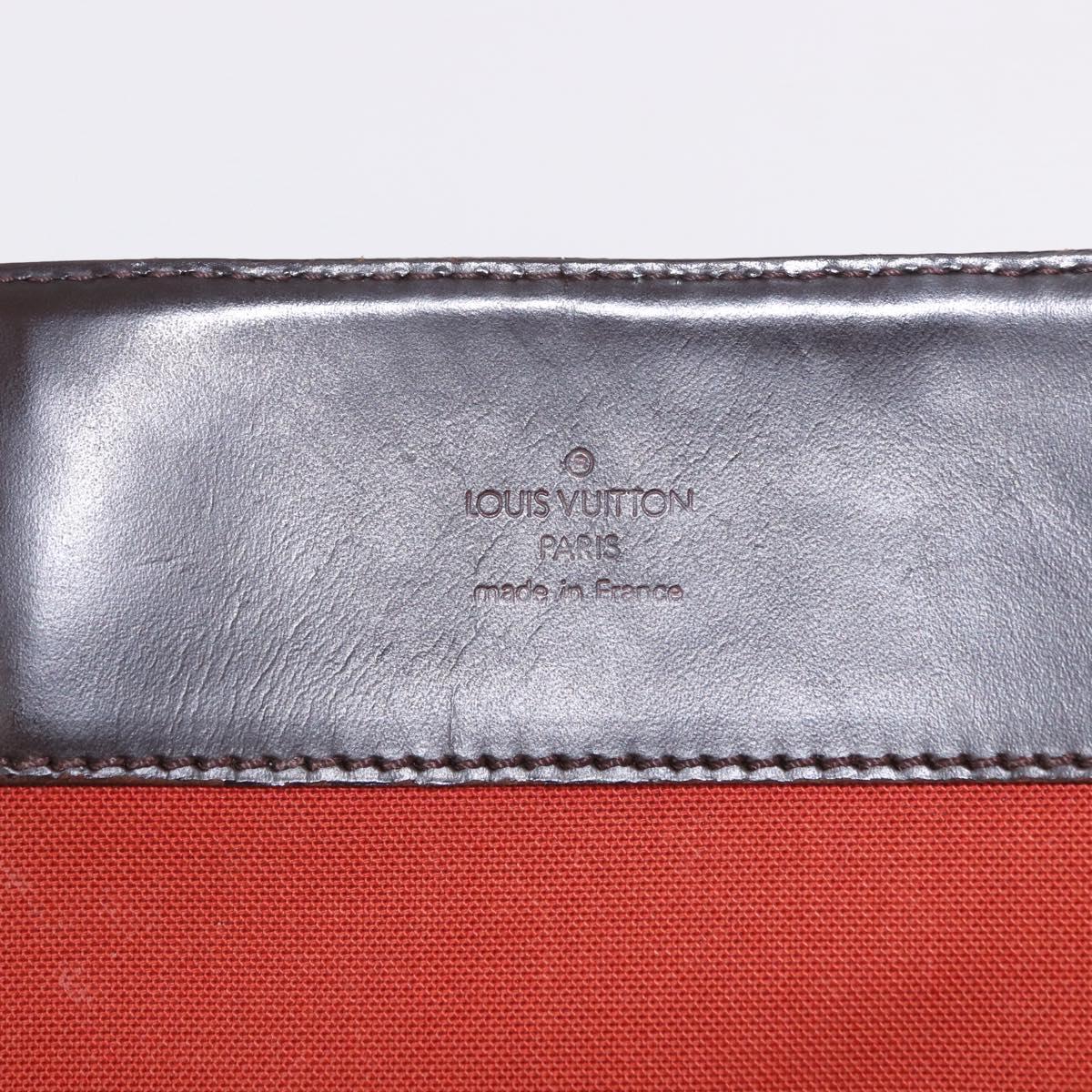 LOUIS VUITTON Damier Ebene Broadway Shoulder Bag N42270 LV Auth BA14084