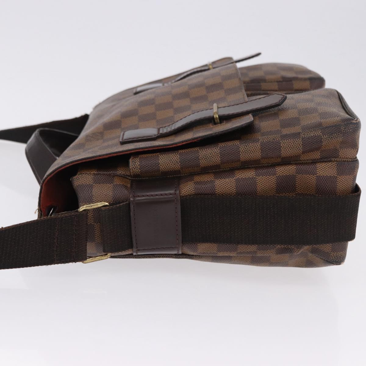 LOUIS VUITTON Damier Ebene Broadway Shoulder Bag N42270 LV Auth BA14084
