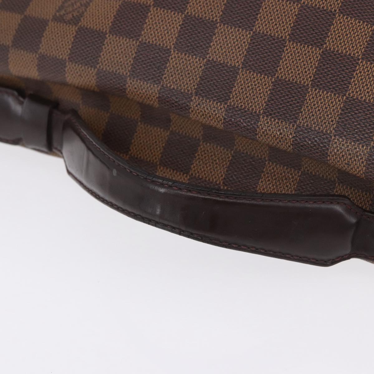 LOUIS VUITTON Damier Ebene Broadway Shoulder Bag N42270 LV Auth BA14084