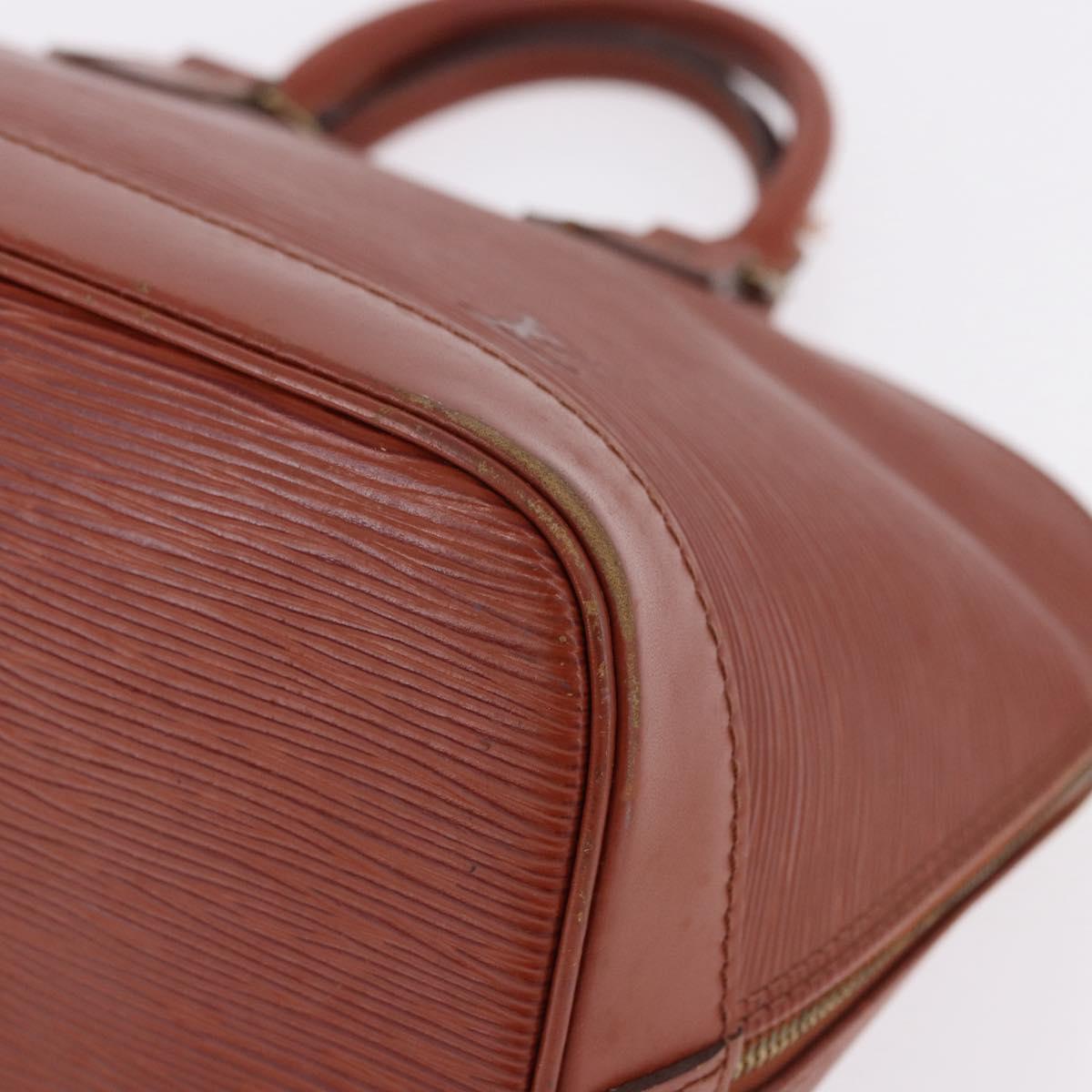 LOUIS VUITTON Epi Alma Hand Bag Kenya Brown M52143 LV Auth BA14085