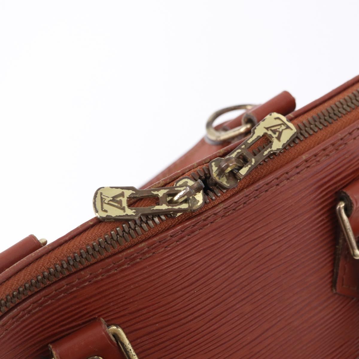 LOUIS VUITTON Epi Alma Hand Bag Kenya Brown M52143 LV Auth BA14085
