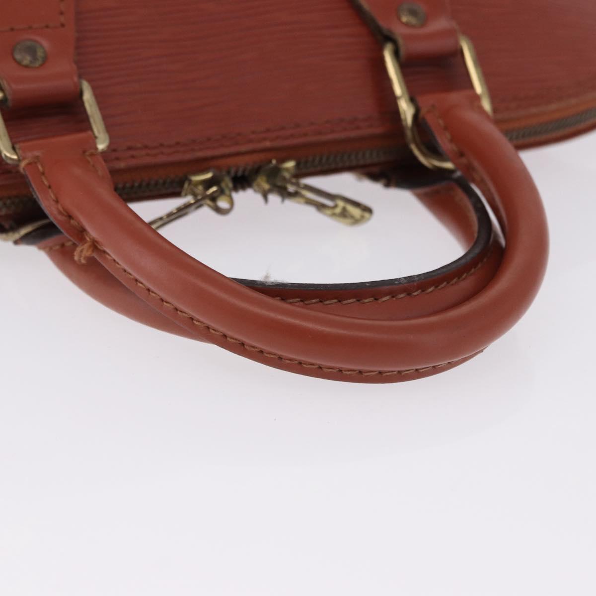 LOUIS VUITTON Epi Alma Hand Bag Kenya Brown M52143 LV Auth BA14085