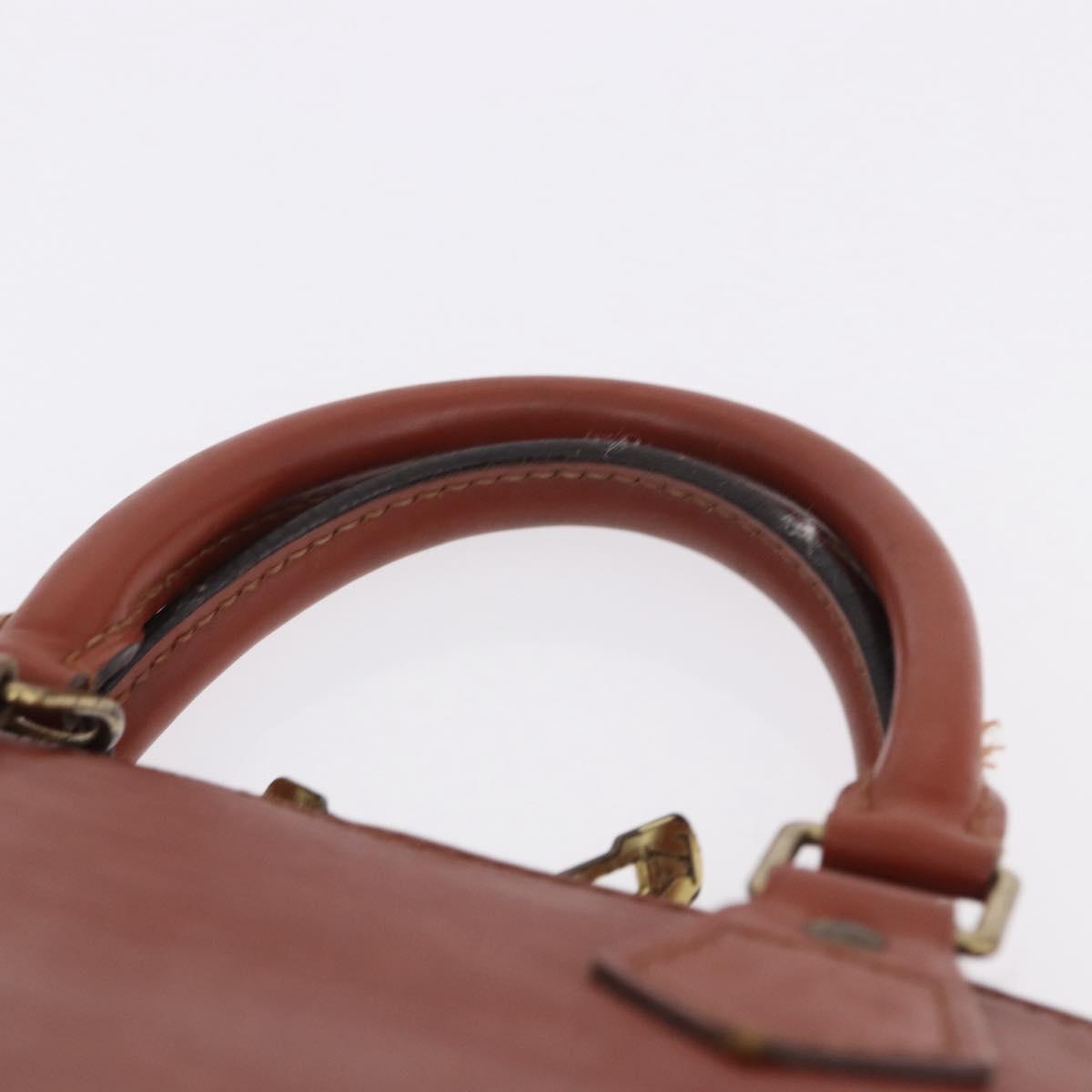 LOUIS VUITTON Epi Alma Hand Bag Kenya Brown M52143 LV Auth BA14085
