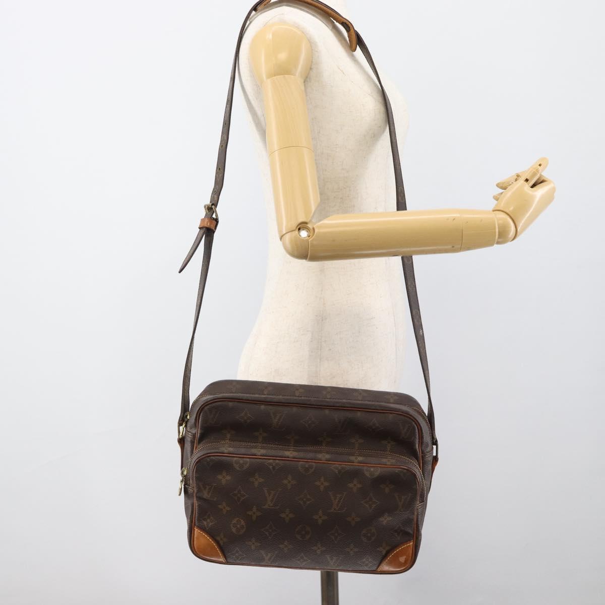 LOUIS VUITTON Monogram Nile Shoulder Bag M45244 LV Auth BA14088