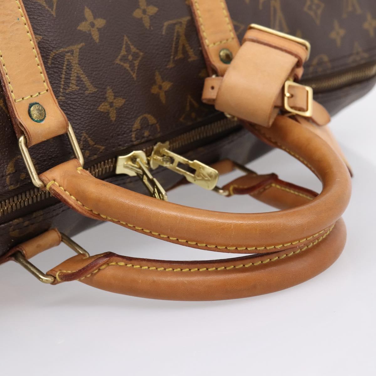 LOUIS VUITTON Monogram Keepall 50 Boston Bag M41426 LV Auth BA14092A