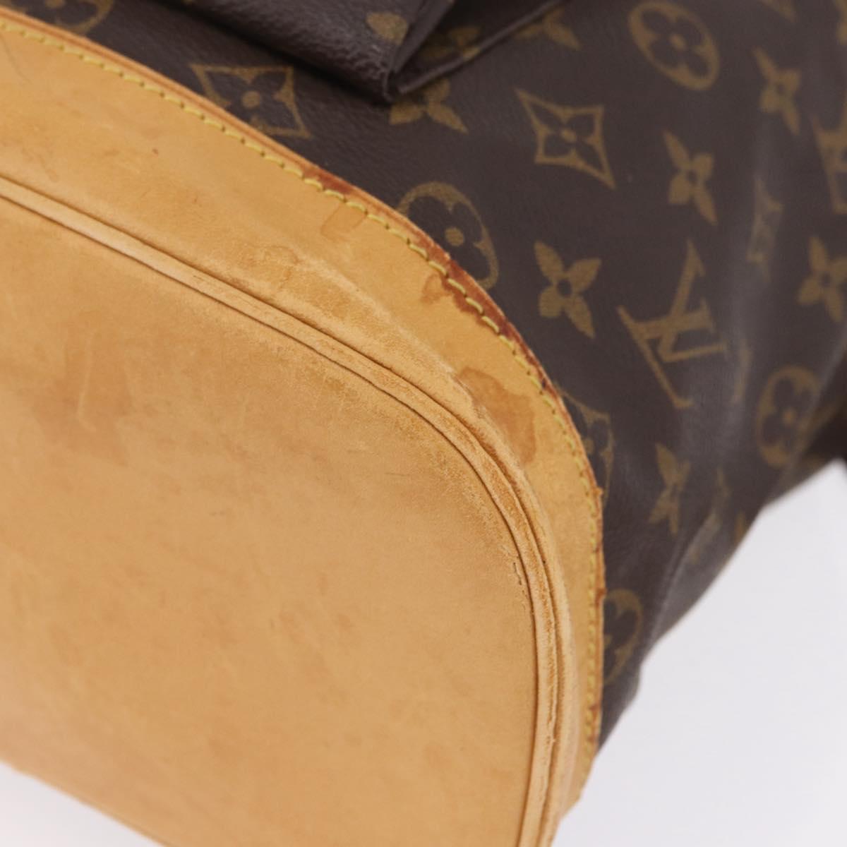 LOUIS VUITTON Monogram Montsouris GM Backpack M51135 LV Auth BA14093