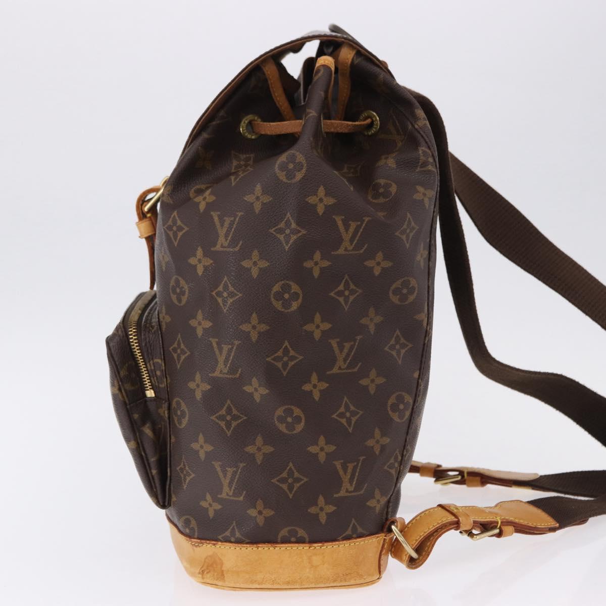 LOUIS VUITTON Monogram Montsouris GM Backpack M51135 LV Auth BA14093