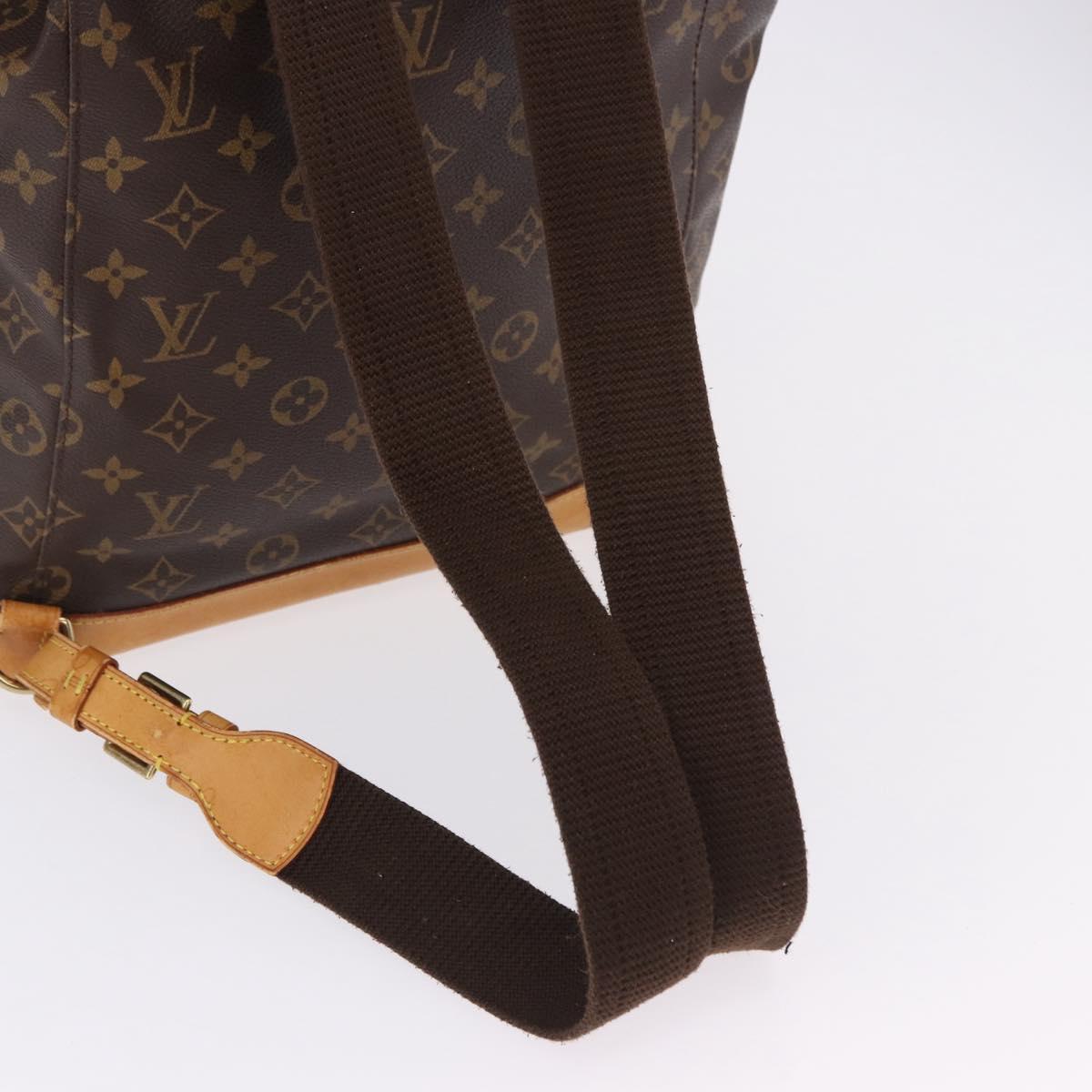 LOUIS VUITTON Monogram Montsouris GM Backpack M51135 LV Auth BA14093
