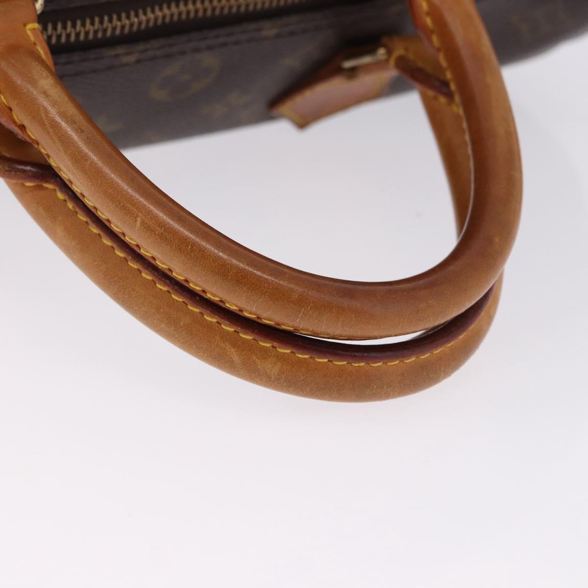 LOUIS VUITTON Monogram Speedy 30 Hand Bag M41526 LV Auth BA14094A