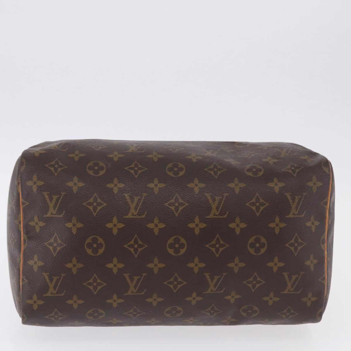 LOUIS VUITTON Monogram Speedy 30 Hand Bag M41526 LV Auth BA14094A