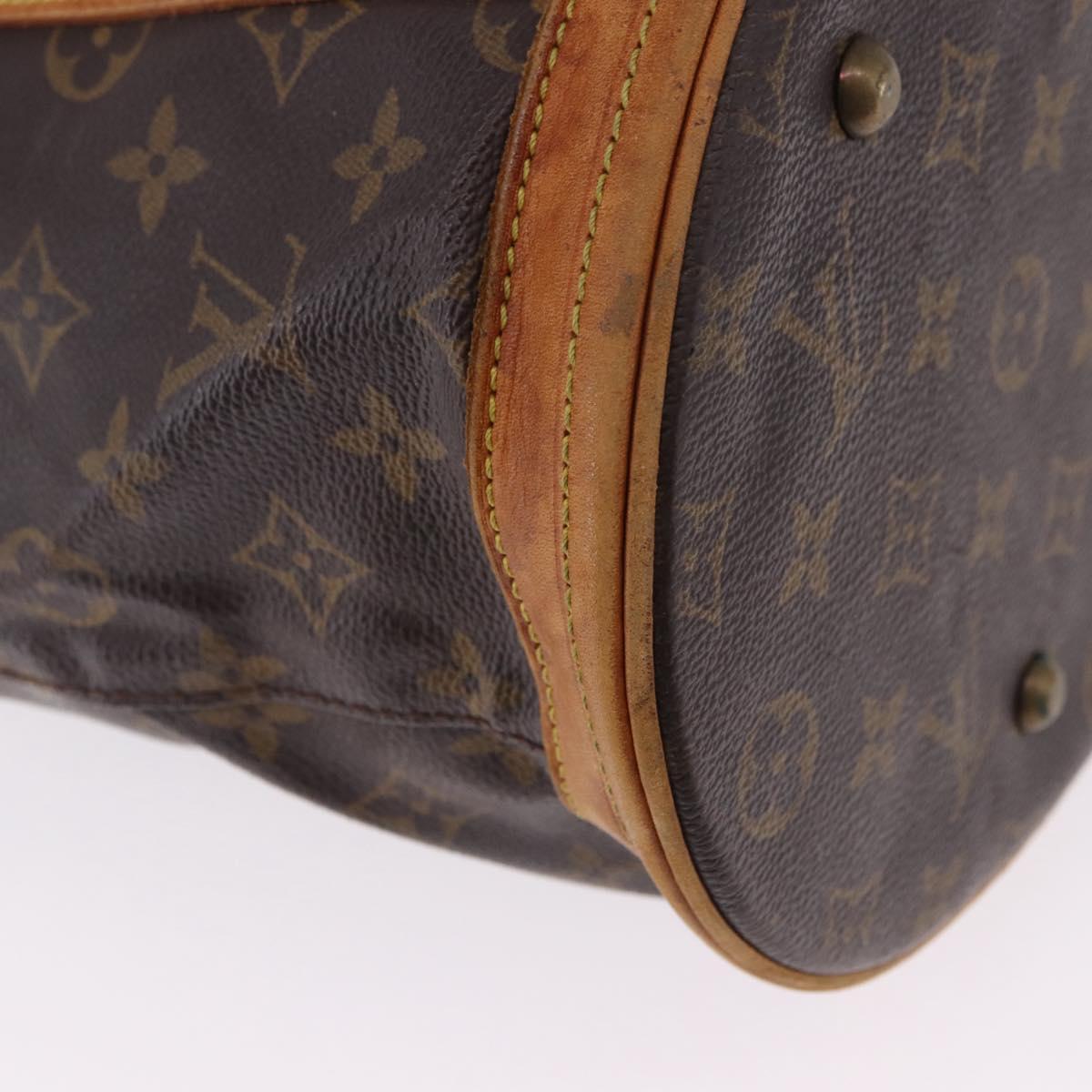 LOUIS VUITTON Monogram Bucket GM Shoulder Bag M42236 LV Auth BA14095