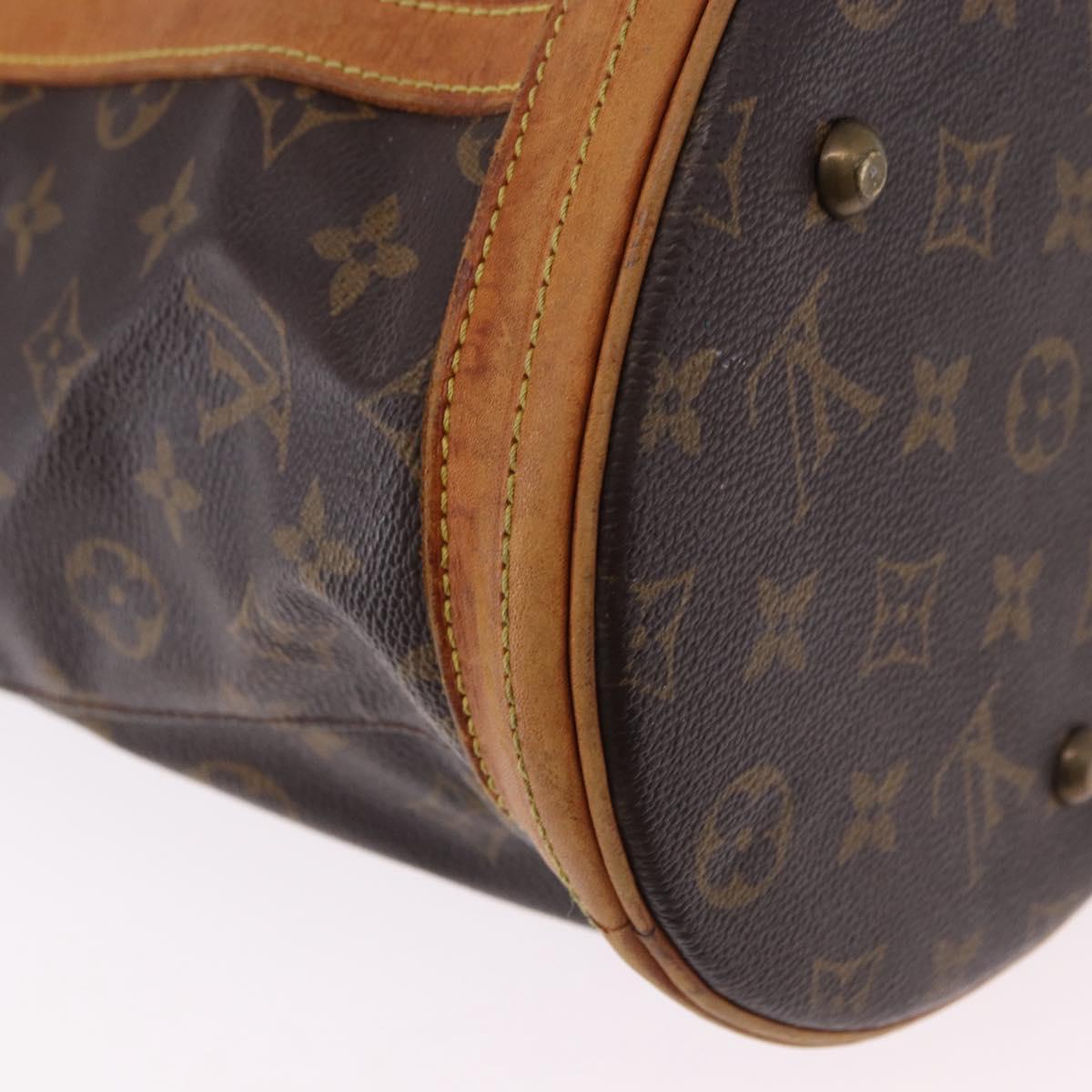 LOUIS VUITTON Monogram Bucket GM Shoulder Bag M42236 LV Auth BA14095