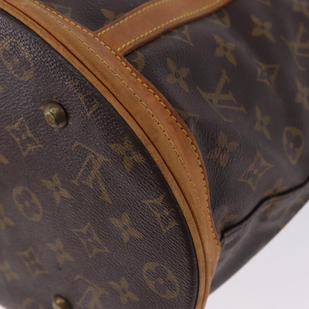 LOUIS VUITTON Monogram Bucket GM Shoulder Bag M42236 LV Auth BA14095