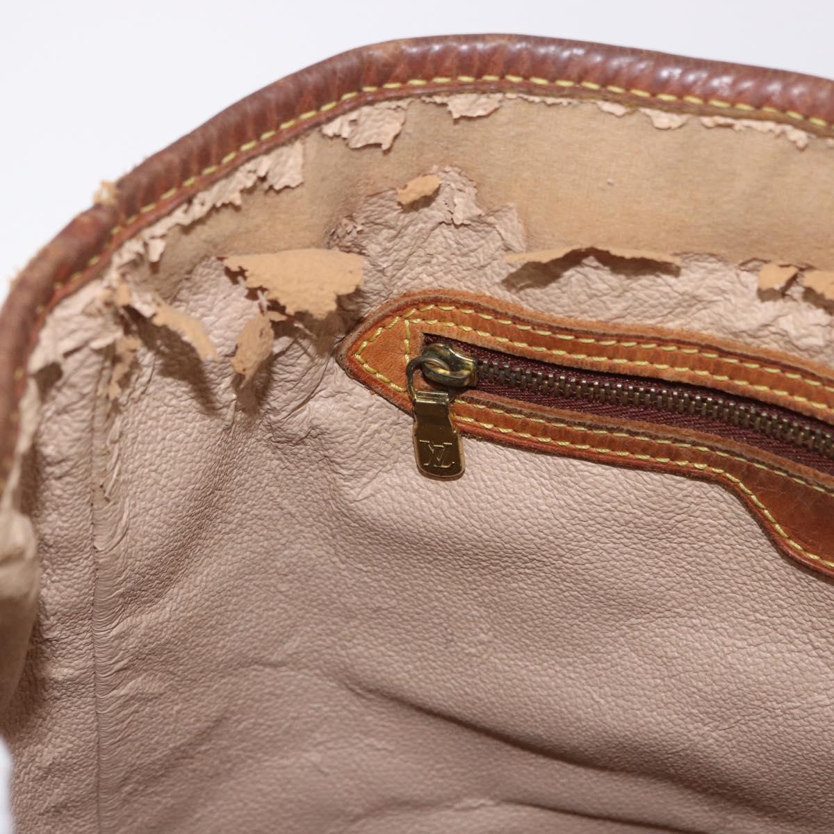 LOUIS VUITTON Monogram Bucket GM Shoulder Bag M42236 LV Auth BA14095