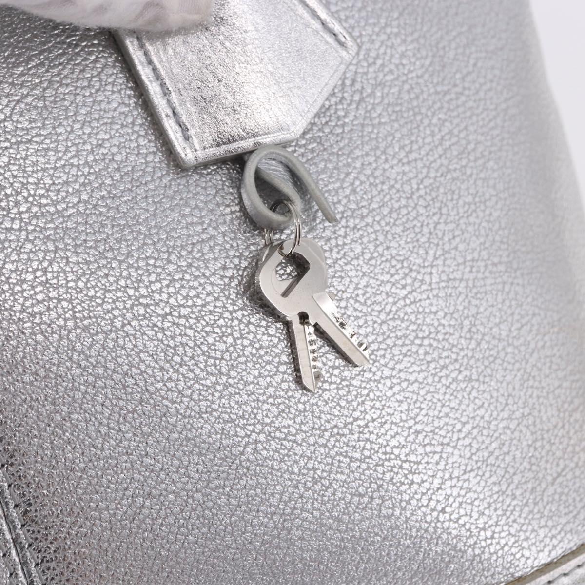 LOUIS VUITTON Suhari Lockit PM Hand Bag Silver M95541 LV Auth BA14097V