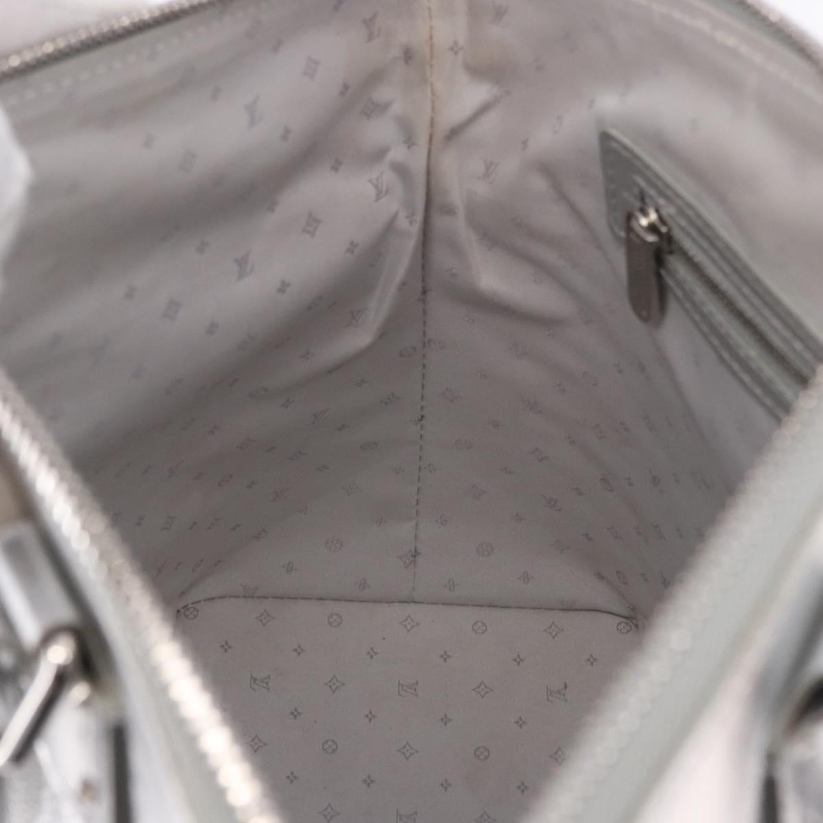LOUIS VUITTON Suhari Lockit PM Hand Bag Silver M95541 LV Auth BA14097V